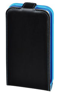 Чехол (флип-кейс) HAMA для Apple iPhone 6 Guard черный/голубой (135024)