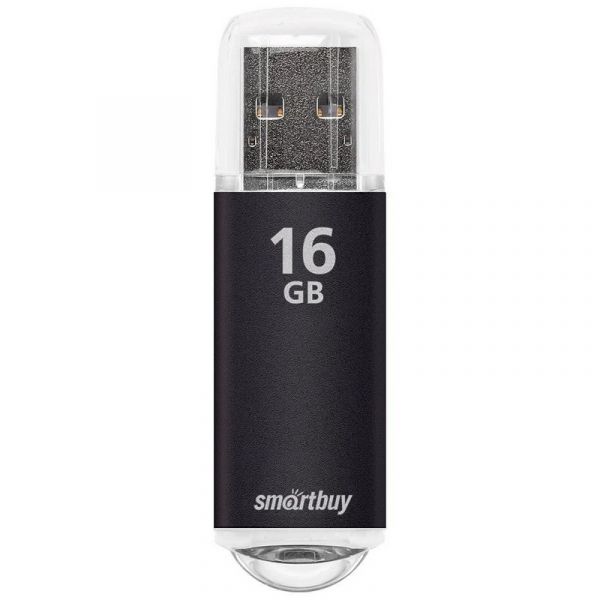 Флешка SmartBuy V-Cut USB 2.0 64Гб черный