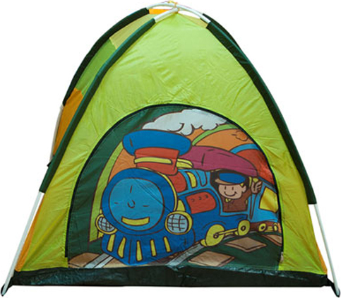 Игровая палатка Ching-ching CBH-14 Дом паровозик + 100 шаров