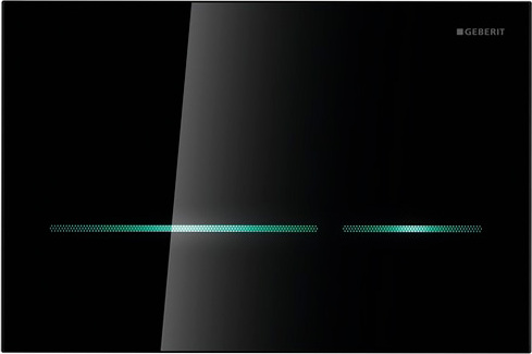 Клавиша для системы инсталляции Geberit Sigma 80 116.090.SG.1 Black glass