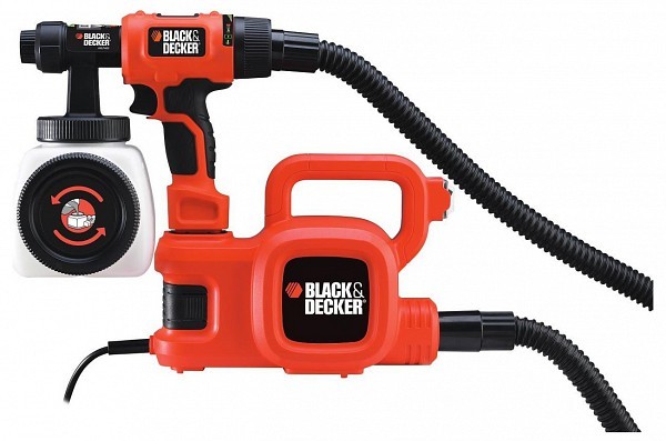 Краскопульт Black&Decker HVLP 400-QS (450Вт) с компрессором